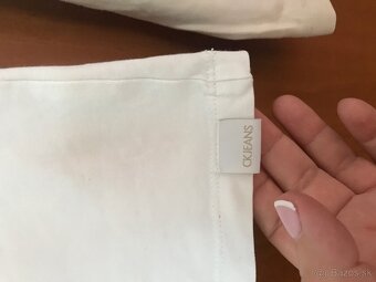 CALVIN KLEIN originál smotanove damske tricko S/M - 8