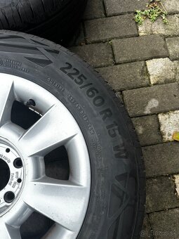 Predám elektrony BMW 5x120 + letné pneu 225/60 r15 - 8