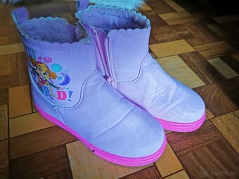 Detské šlapky + Zateplené čižmy + zimné topánky - 8