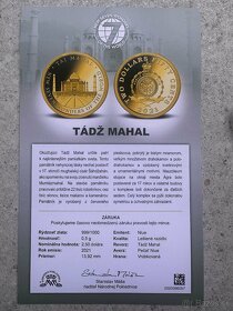 Minca z rýdzeho zlata Taj Mahal - 8