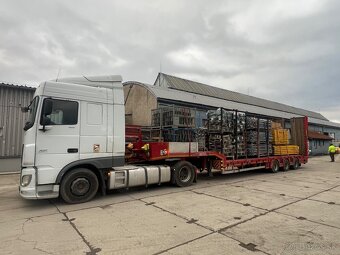 Preprava strojov podvalníkom , preprava materiálov - 8