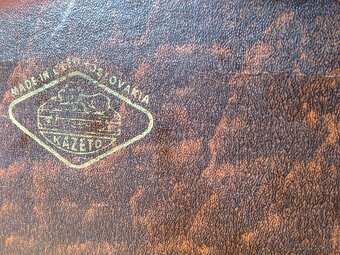 Retro Drevený kufor - 8