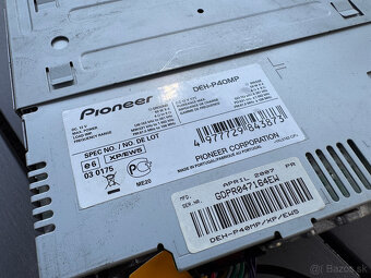 Autorádio zančky PIONEER DEH-P40MP - 8
