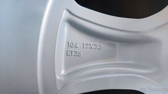Alu disky 5x114,3 R17 Toyota RAV4 original - nepoužito - 8