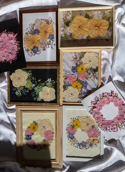 Kvetinové obrazy home made - 8