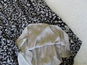 Dlhé hodvábne šaty Jaeger, veľ.XL - 8