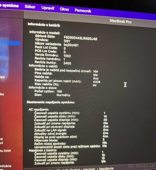 Predám MacBook Pro 13" Retina - 8