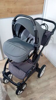 Kočík Junama 3v1 Termo Line MIX 01 Fossil Grey + zakladna - 8