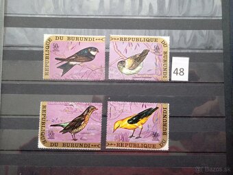 Poštové známky č.426 - FAUNA SVETA III. - 20 ks sérií - 8