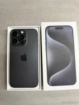 iPhone 15 pro, black titanium, 128GB - 8
