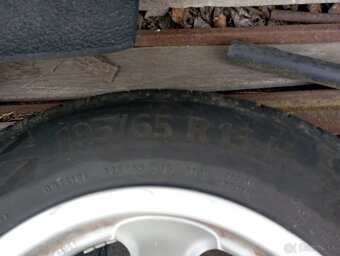 Predám letné pneumatiky 195/65R15 aj s Alú diskami - 8