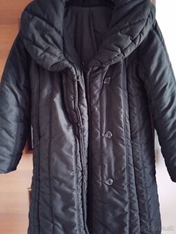 Kabát tmavomodrý a čierny - 8