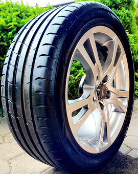 alu R17 5x112, letné pneu 235/45, VW Passat, Audi A4, A6 - 8