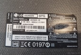 Predám v TOP stave 4K Smart LED TV LG 43UH603V - 8