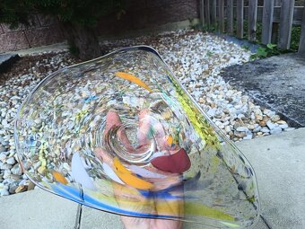 sklená misa - hutné sklo kolorované - 8