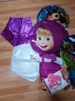 Nové balóny Máša 84cm a medveď 65cm - AŽ 15/16/17 kusov - 8