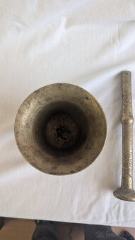 Predám 2 mosadzné mažiare - 8