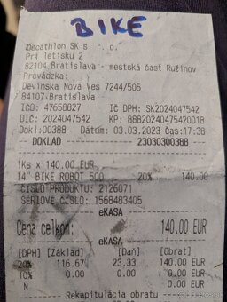 Bicykel 14" bike Robot 500 decathlon - 8