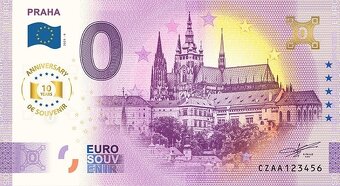 0 € / 0 euro souvenir bankovky - české - 8