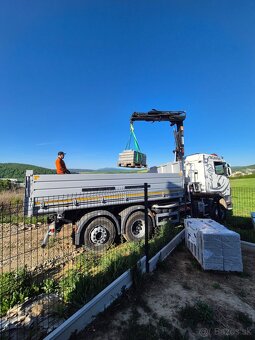Nákladná doprava s hydraulickou rukou, zemné práce - 8