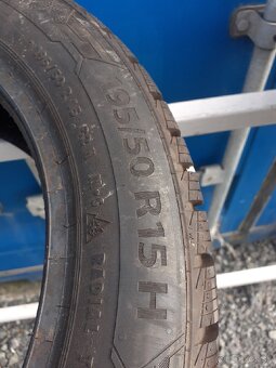 2x 195/50R15 Zánovné zimné pneu - 8