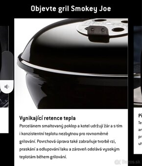 Gril Weber Smokey Joe premium 37cm - 8