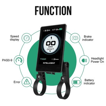 BAFANG BBS02 750W/1000WATT STREDOVY MOTOR +NOVY DISPLAY P860 - 8