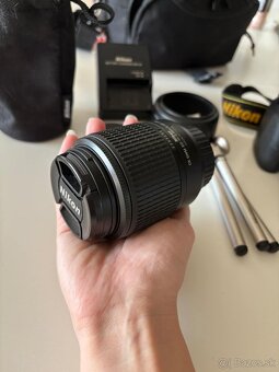 Nikon D3100 + 2 objektívy + príslušenstvo – kompletný set - 8