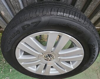 Originálna letná sada VW - 5x112 r16 + PIRELLI 215/55 r16 - 8