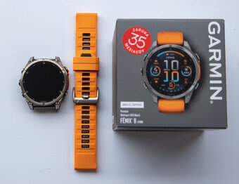 Garmin Fenix 8 AMOLED 47 mm, Sapphire Titanium Graphite - 8