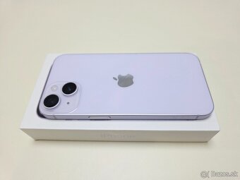 APPLE IPHONE 14 128GB PURPLE TOP STAV,BATERKA 100% - 8