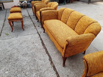 predám gauč a kreslá, taburetky - 8