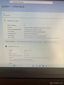 Notebook Dell Latitude E5570 - 8