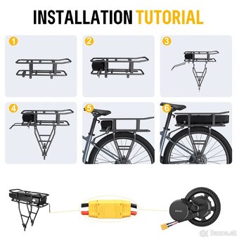 Nepoužitá Batéria na e-bike 36V 22.5AH SET - 8