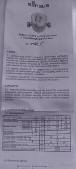 Vodomer bytovy 1/2"x3/4" - 8