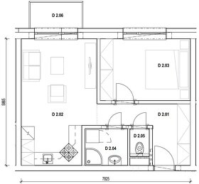 Novostavba Lúčky Skalica 2.izbové byty-posledné voľné byty - 8