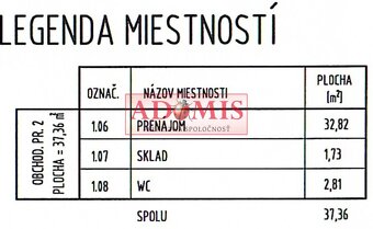 Prenájom priestorov 38m2 v historickom centre, zľava 50% Hla - 8