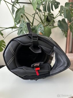Motocyklová prilba W-TEC, čierna, veľkosť L + číry vizier - 8