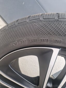 Mercedes originál 18" zimní kola Continental – TOP stav - 8