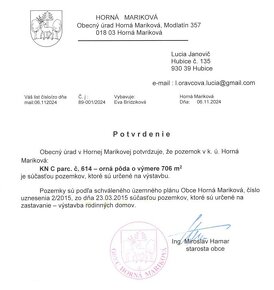 Stavebný pozemok 706 m2, Horná Mariková - 8