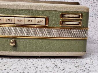 INGELEN TR 1005 》 Starožitné kabelkové prenosné radio - 8