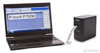 Predám tlačiareň štítkov Brother PT-P750W - 8