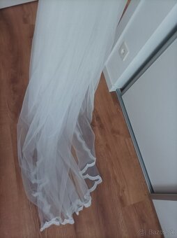 Svadobné šaty s vlečkou č. 42 - 46 - 8