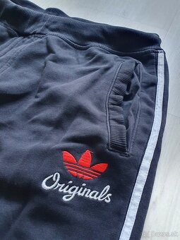 Tepláky pánske, zn. Adidas Originals - tmavošedé - 8