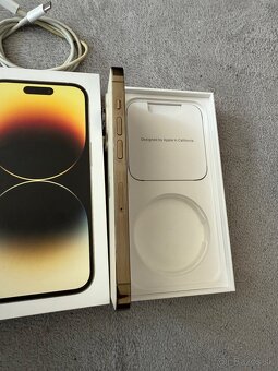 Predám Apple iPhone 14 PRO 256GB Gold Stav Nového Telefónu - 8