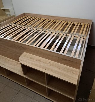 Multifunkčna postel 140x200cm s úložným priestorom - 8