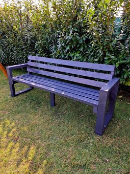 Velká záhradná lavička - 8