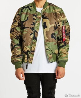 Alpha Industries bunda bombera Camo Bomber velkosť XS (S) - 8