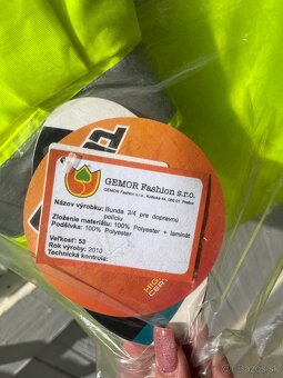 Predám novú reflexnú policajnú vetrovku – veľkosť UNI - 8