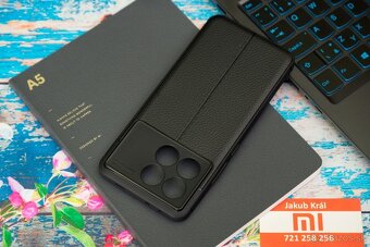 Puzdro s koženkovým vzorom pre Xiaomi / Redmi / Poco - 8